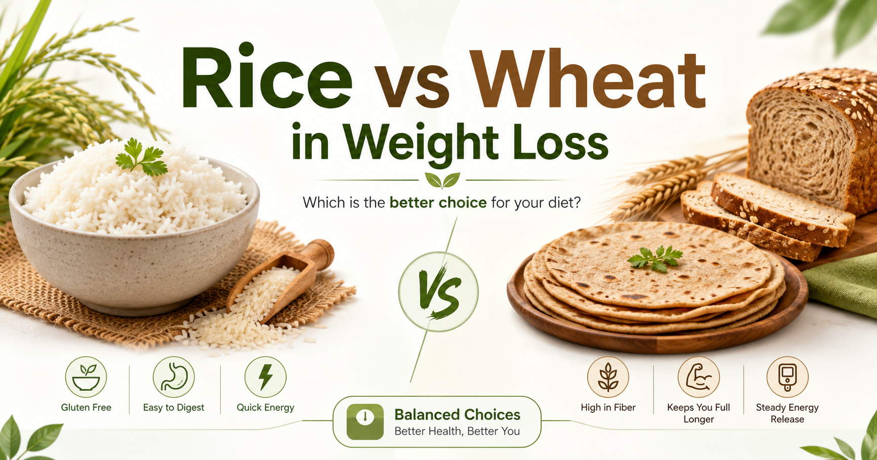 Rice vs Wheat for Weight Loss: What is the Best?
